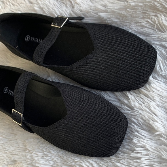 Vivaia Black Margo Mary Janes Shoes - Picture 9 of 16